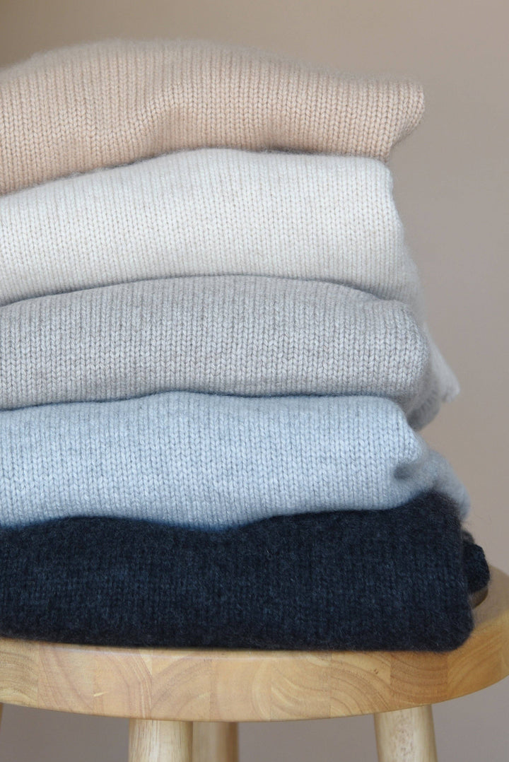 The Cashmere Carmel Sweater // Pebble-On SALE