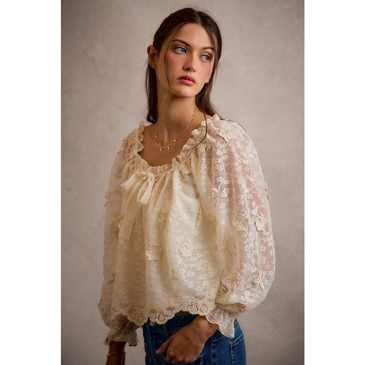 The Flora Lace Blouse