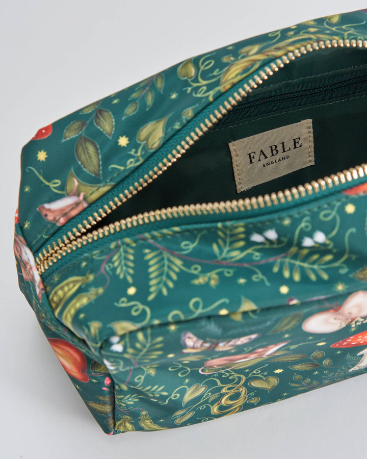 Fable England - FABLE x Catherine Rowe Into the Woods Green Travel Pouch