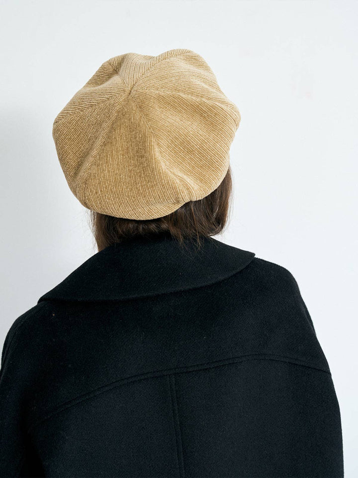 Lost Pattern NYC - "Velvet Cloud" Beret Hat - Ecru