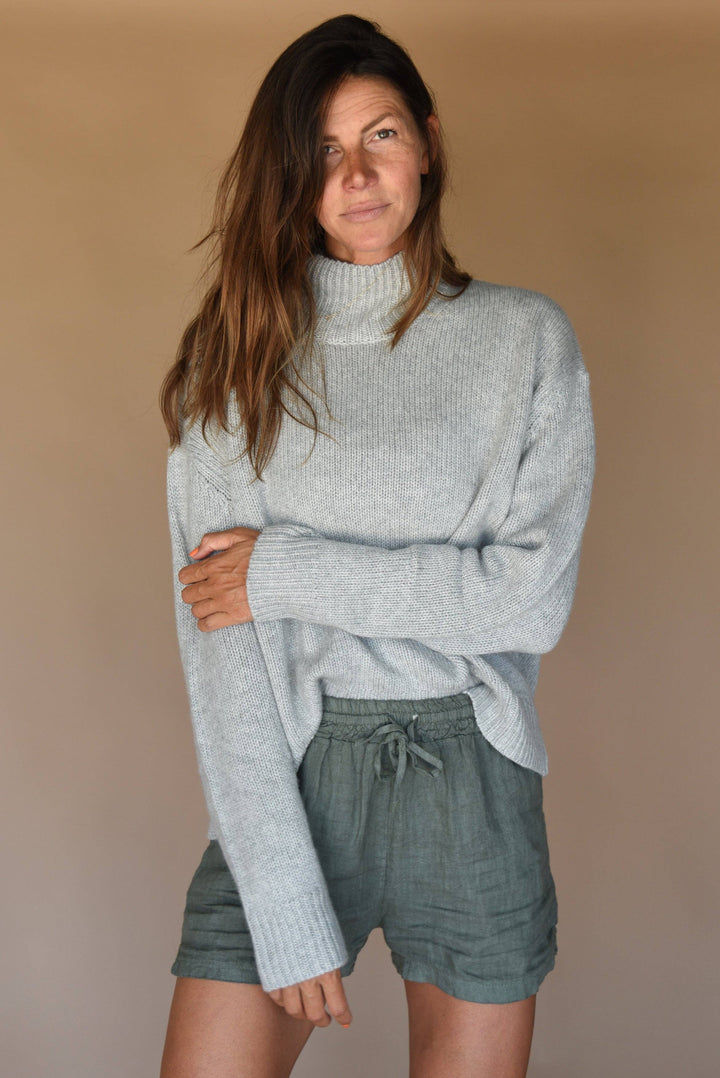 The Cashmere Carmel Sweater // Pebble-On SALE