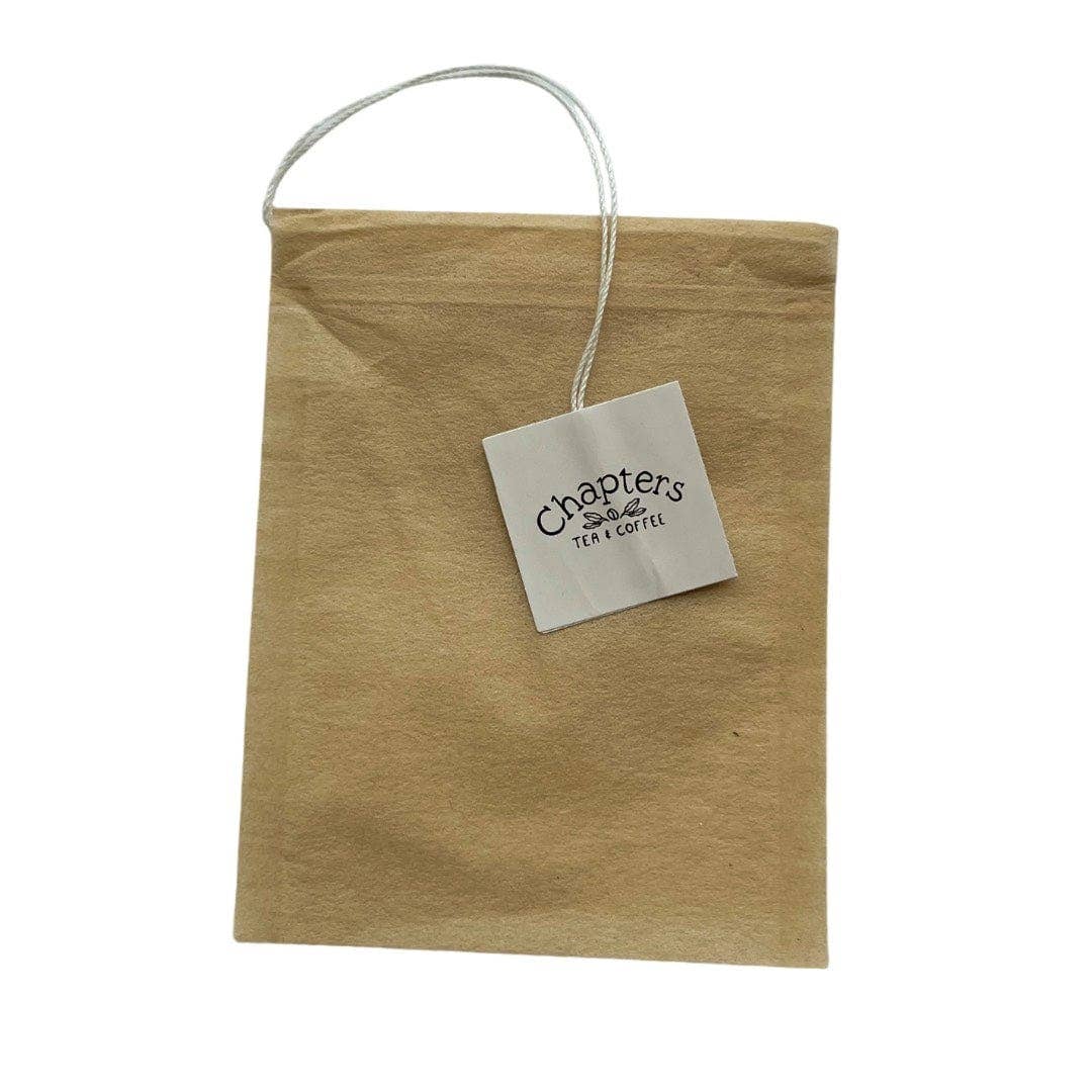 Chapters Tea - Natural Paper Drawstring Bags (empty)