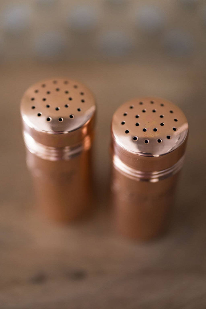 Copper Salt &amp; Pepper Shakers