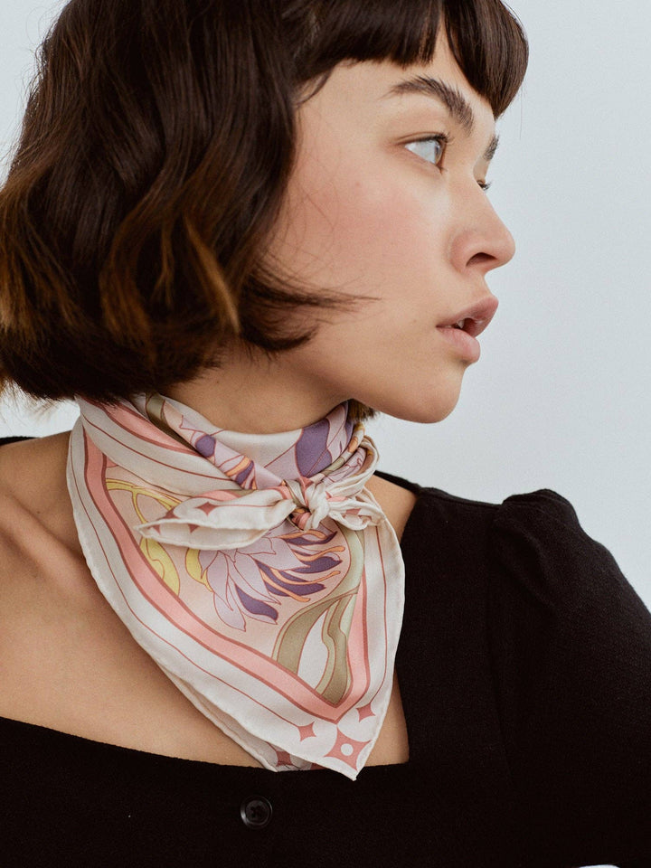 Lost Pattern NYC - "The Dreamer" Bandana Silk Scarf