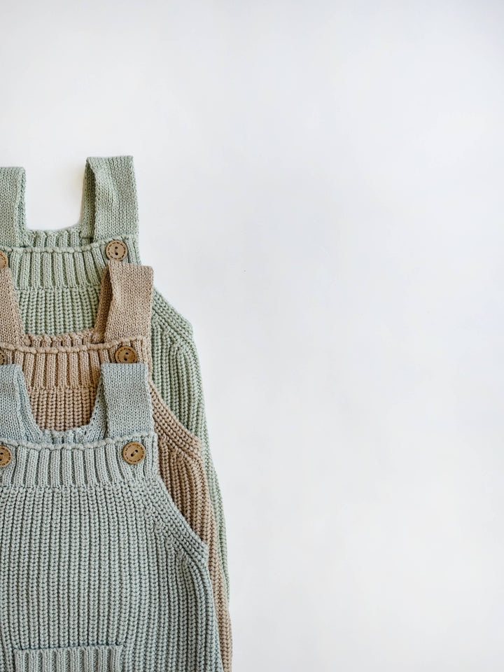 OLIVE & CRADLE - NEWBORN BABY CUDDLE + KIND DOLLY MATCHING KNIT JUMPER