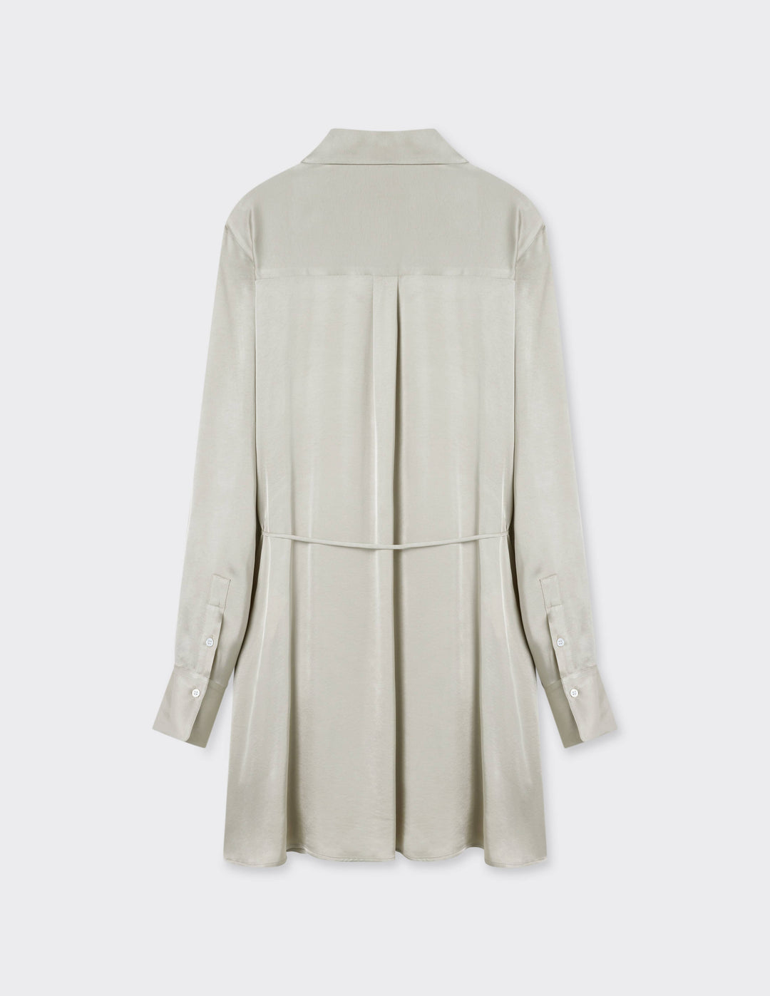 Luxury Satin Shirtdress
