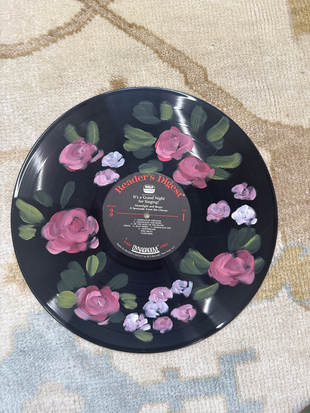 Hand Painted Vinyl Records: 12 inches (33 rpm)