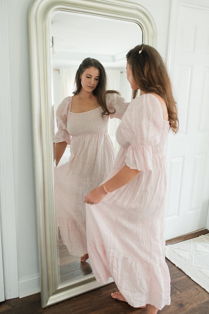 The Deia Dress-Blush