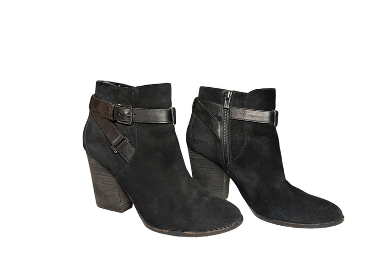 Pre-Owned COLE HAAN suede ankle boots- Womens size 10