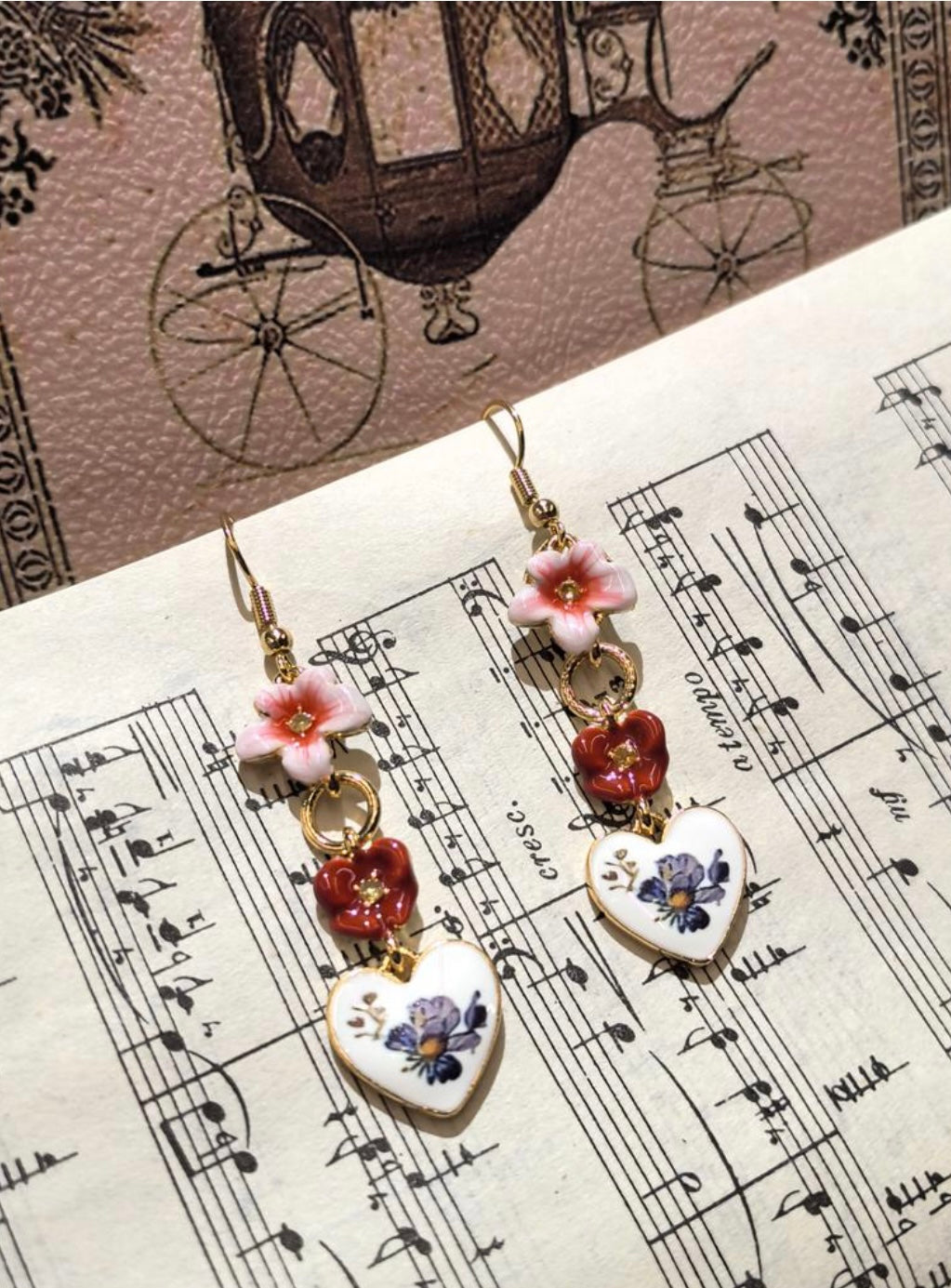 Femme and Fawn- Blossom Love Citrine Earrings