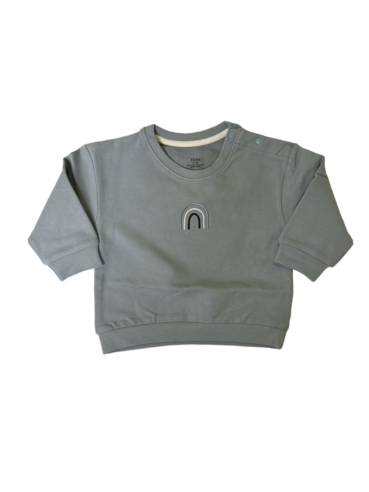 Sample-Baby Blue Rainbow Long sleeve