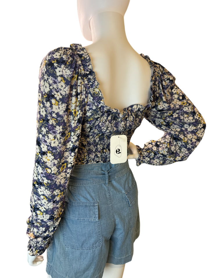 Pre-Owned Lauren Ralph Lauren - Belted Chambray Shorts- Size 4