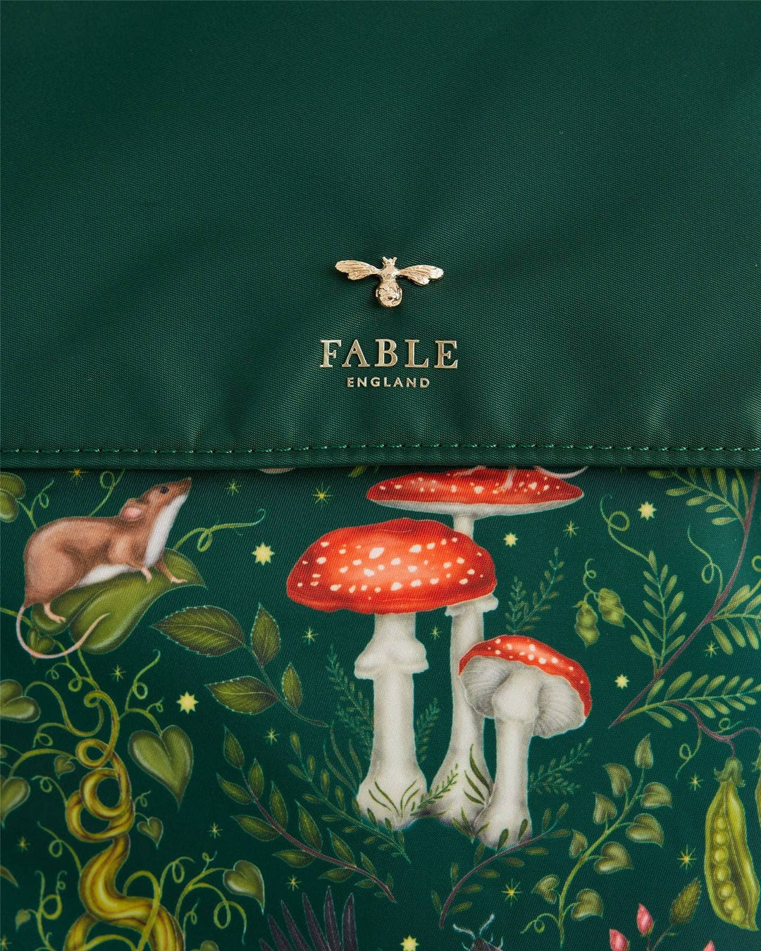 Fable England - FABLE x Catherine Rowe's Into the Woods Green Backpack