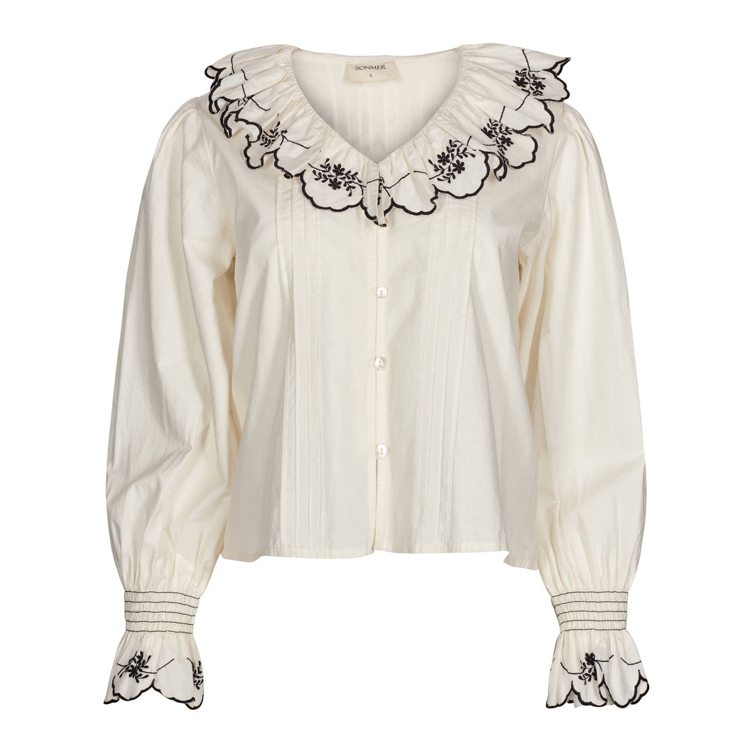 Margarita Blouse Ecru: Medium