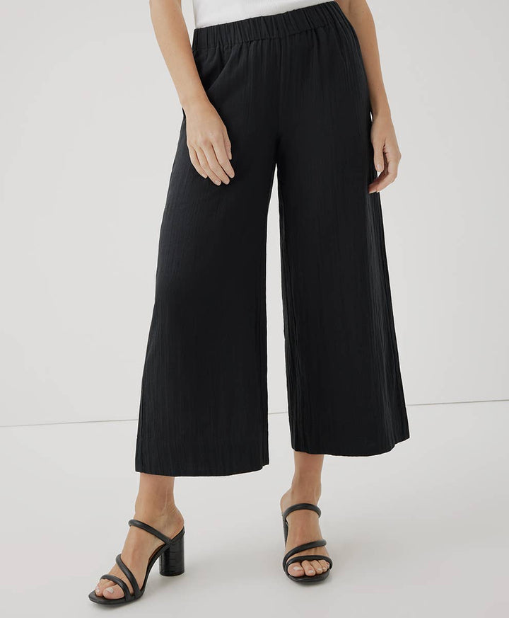 Pact - Women's Organic Coastal Double Gauze Wide Leg Pant