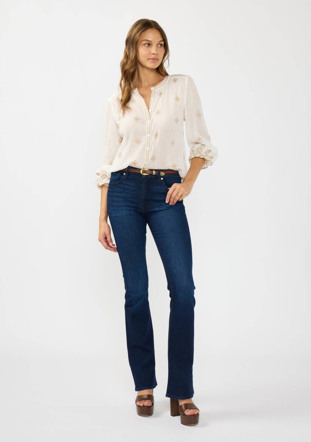 The Marigold Embroidered Blouse