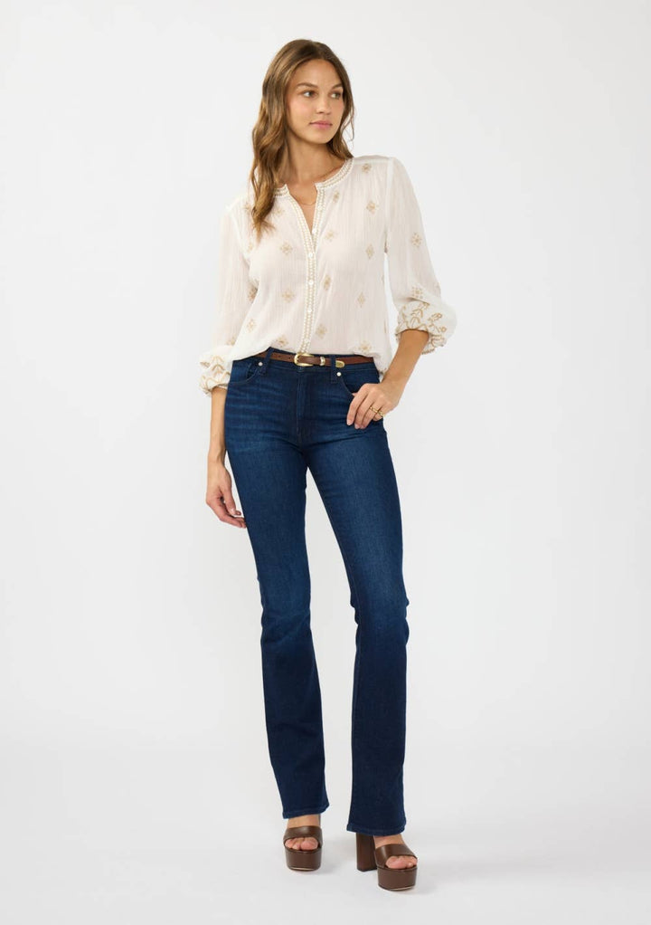The Marigold Embroidered Blouse