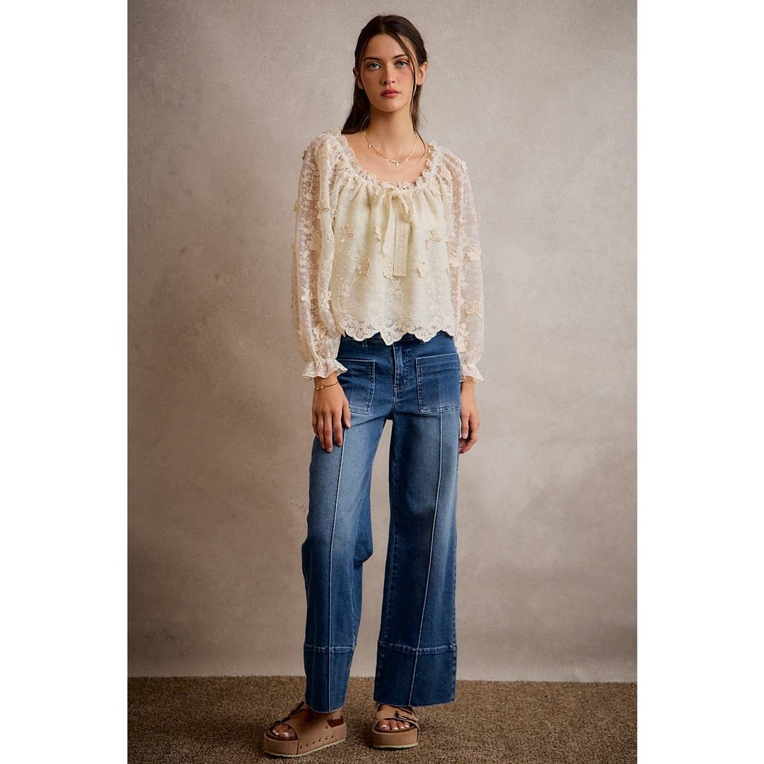 The Flora Lace Blouse