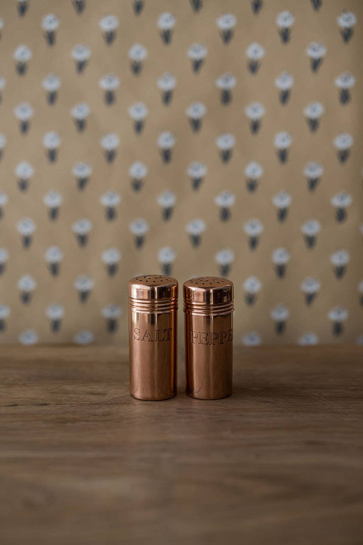 Copper Salt &amp; Pepper Shakers