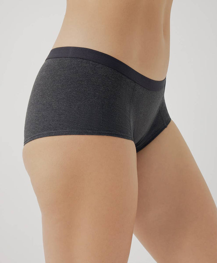 Pact- Women's Organic Everyday Boy Short 6-Pack