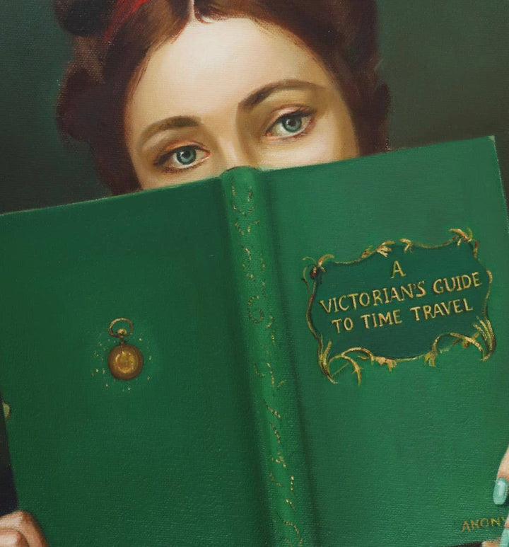 Janet Hill Studio - A Victorian's Guide to Time Travel. 8.5x11 Print