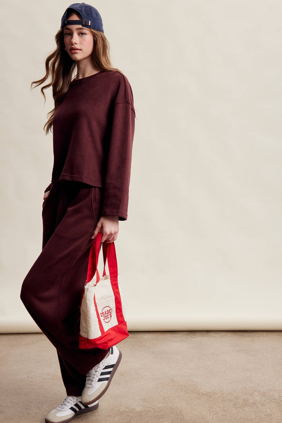 PRE-ORDER-Relaxed Stretch Cotton Knit Lounge Set