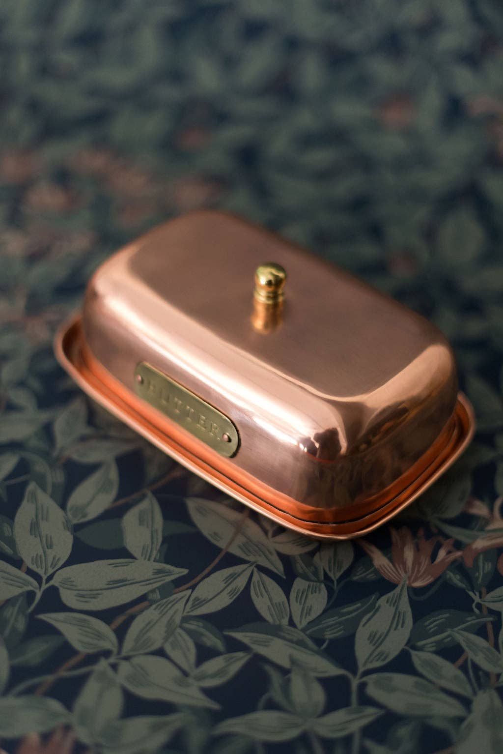 The Heirloom Copper Butter Dish