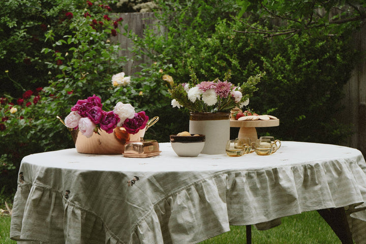 The Frances Ruffled Tablecloth