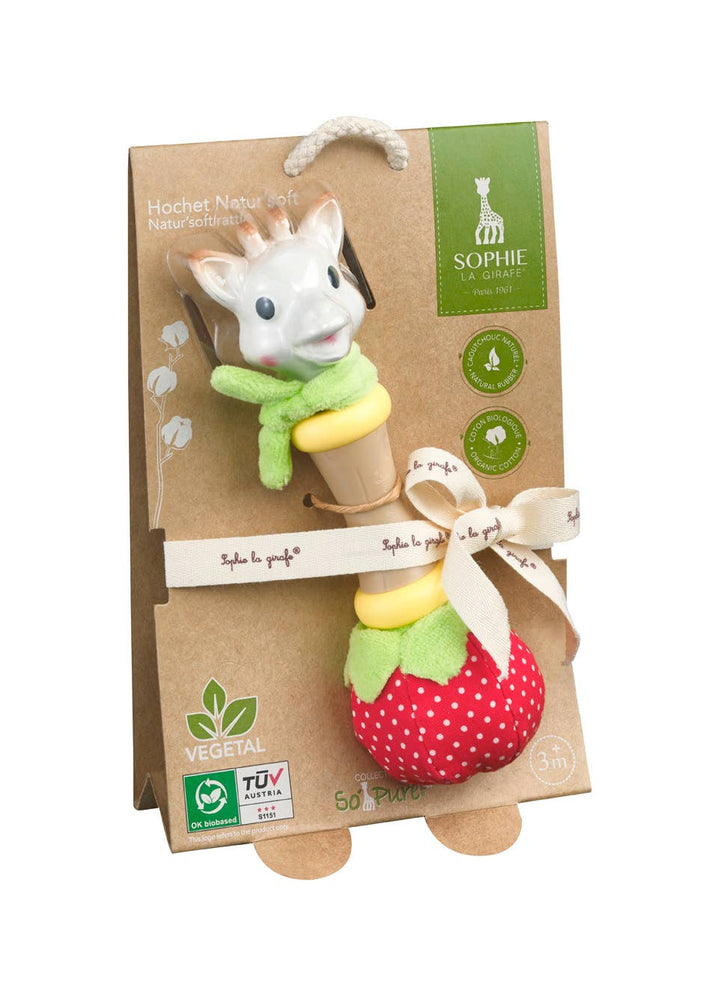 Sophie la Girafe - So'pure Natur soft rattle NEW