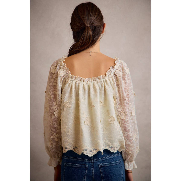 The Flora Lace Blouse