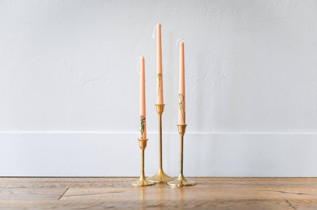 The Garden Taper Candles- Set of 3