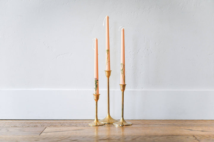 The Garden Taper Candles- Set of 3