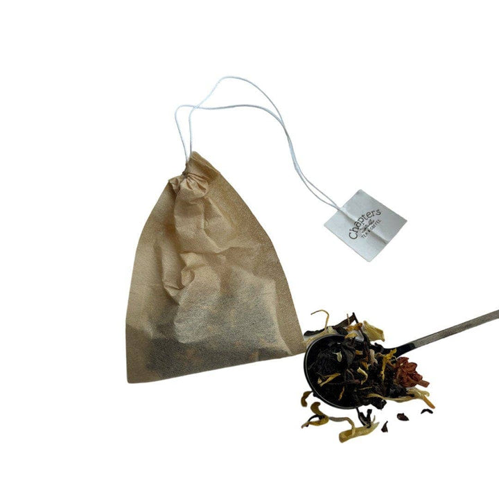 Chapters Tea - Natural Paper Drawstring Bags (empty)