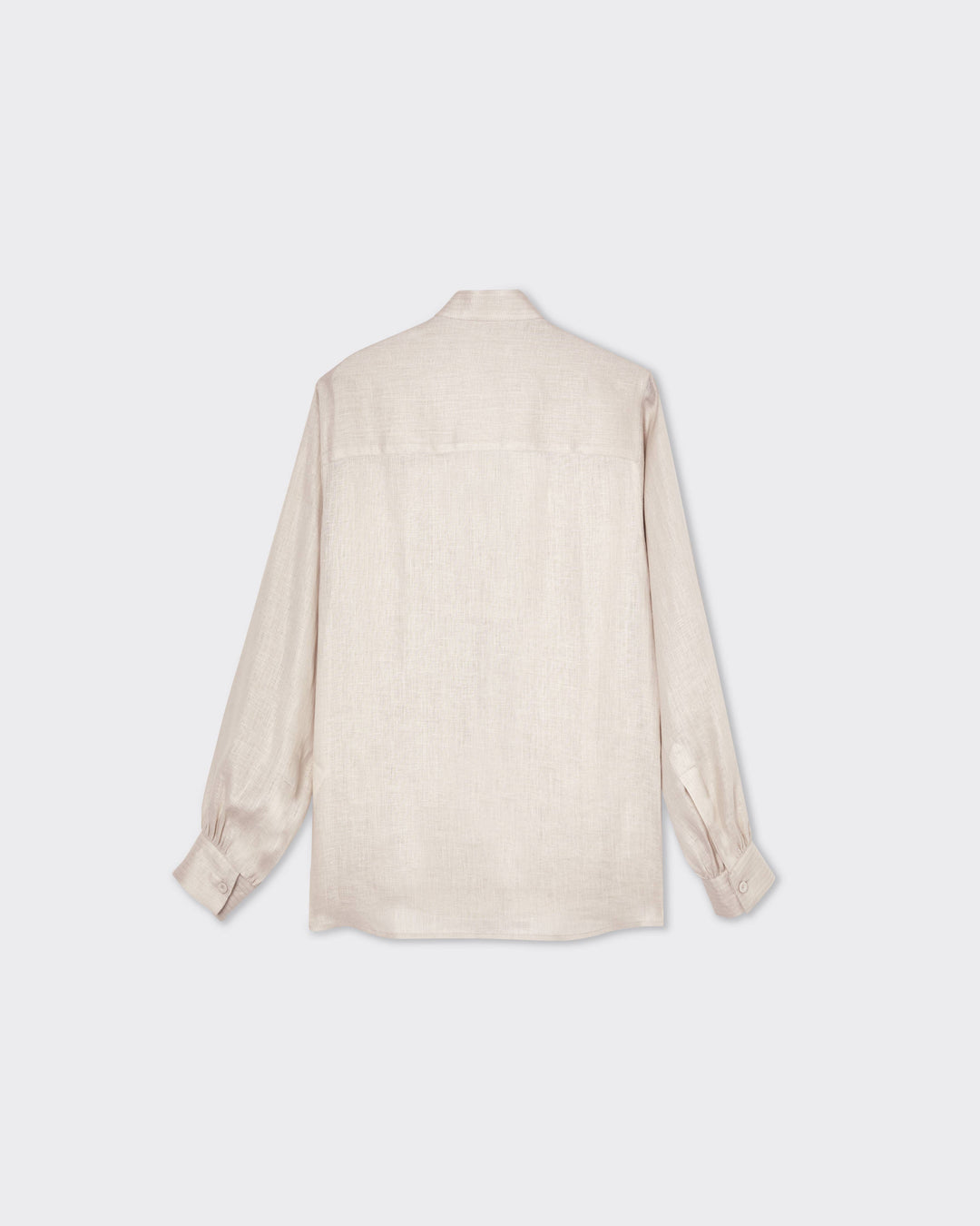 The pleated Linen blouse