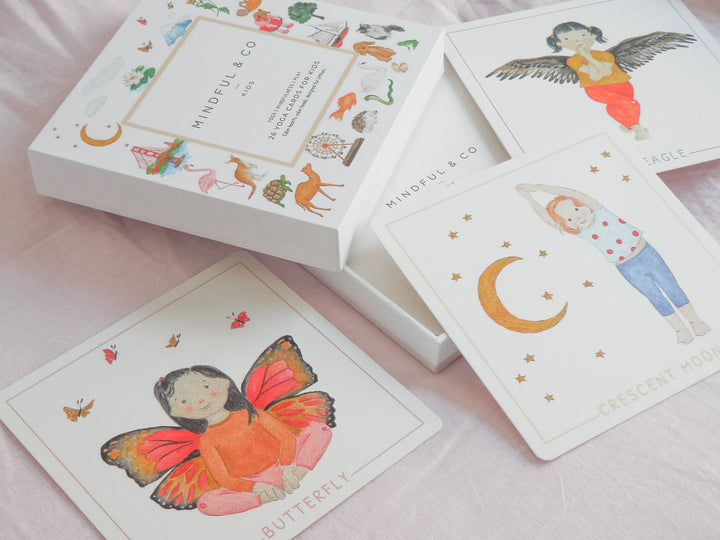 Mindful and Co Kids USA - Yoga Flash Cards-