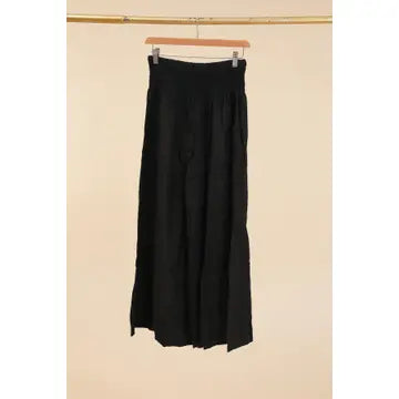 Italian Linen Wide-Leg Pants