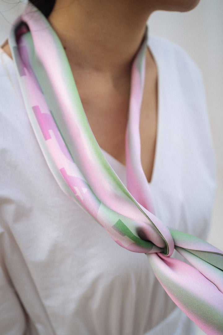 Lost Pattern NYC - “Day Dream” Silk Neck Scarf