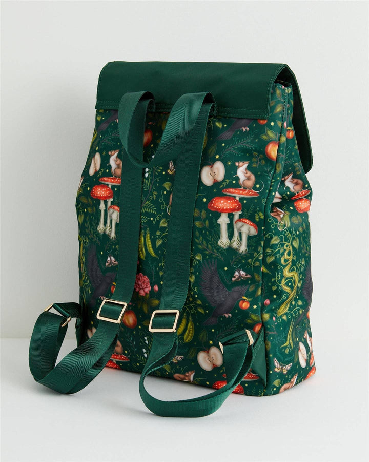Fable England - FABLE x Catherine Rowe's Into the Woods Green Backpack