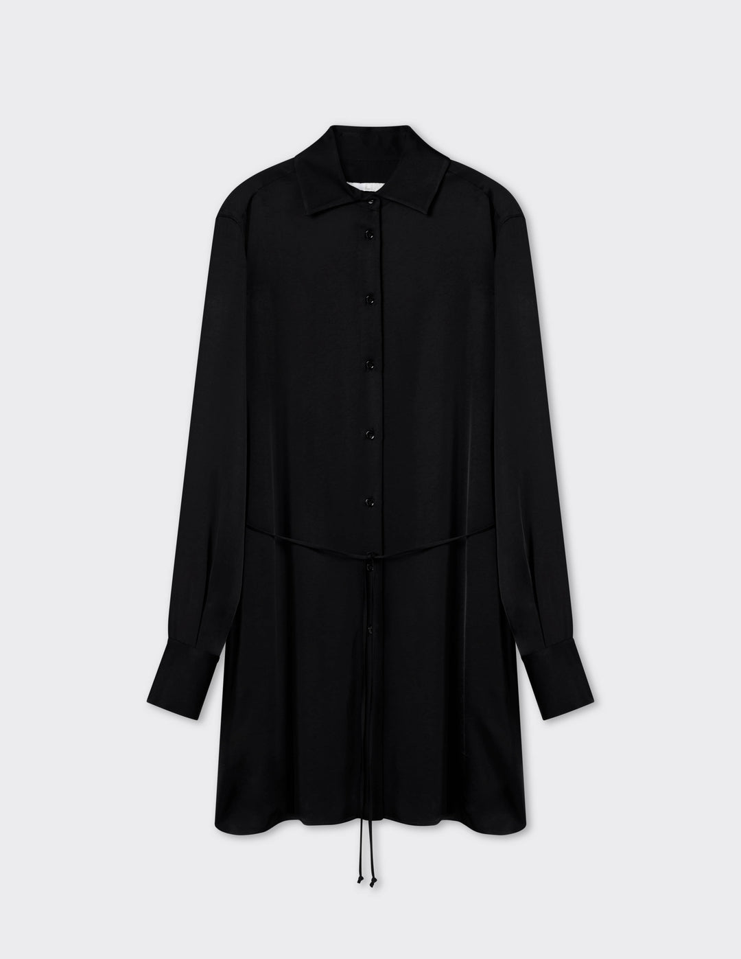 Luxury Satin Shirtdress