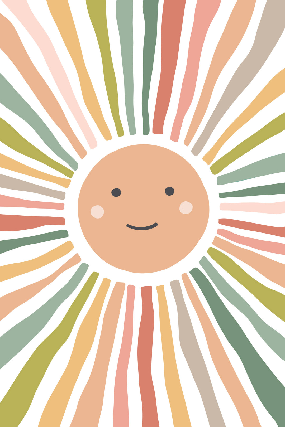 Breathe People - Smiley Sunshine Paint-by-Number Kit for Kids