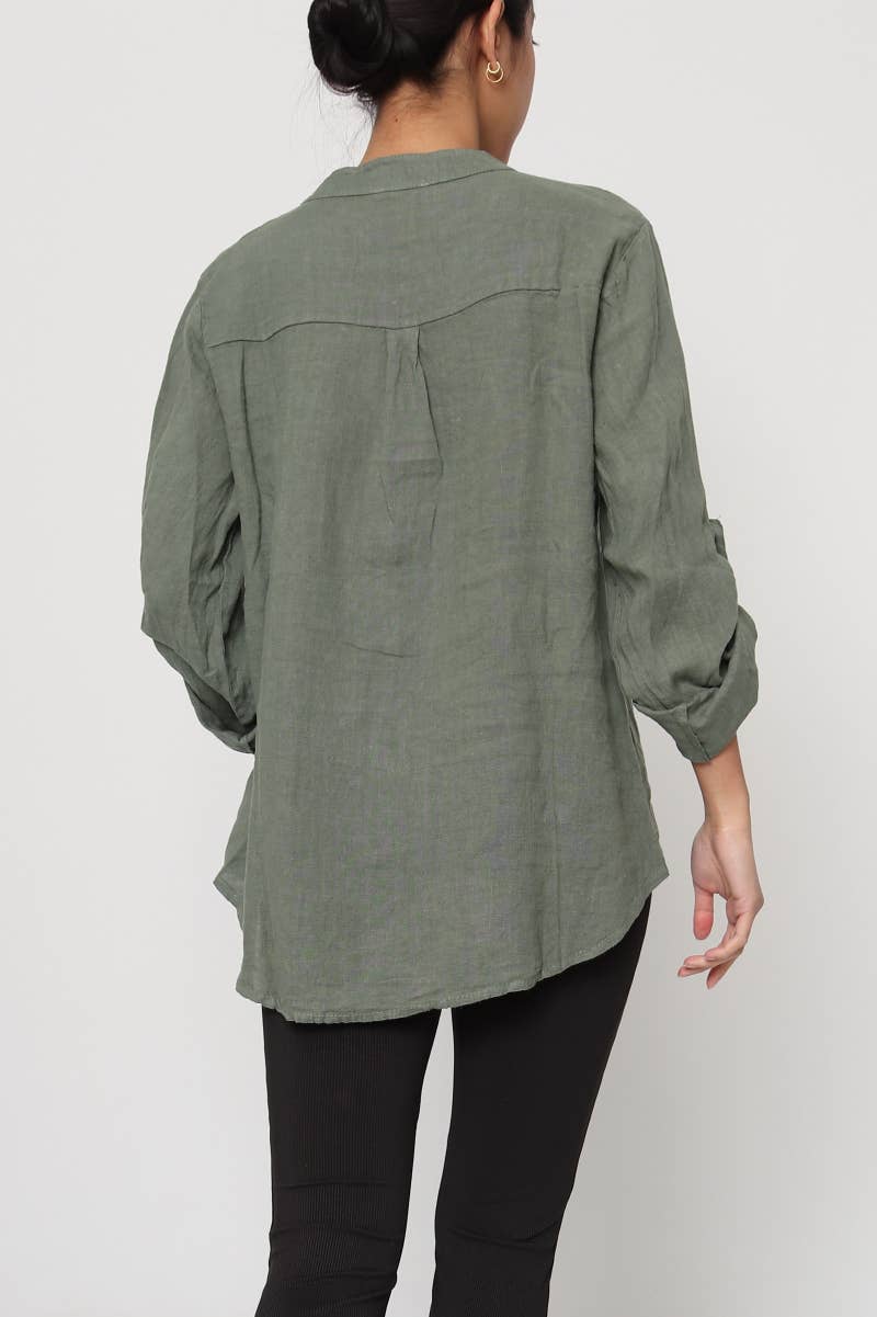 The Easy Linen Blouse