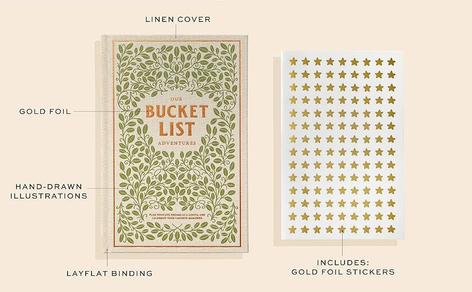 Our Bucket List Adventures: A Journal for Couples