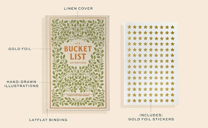 Our Bucket List Adventures: A Journal for Couples