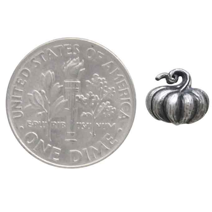Nina Designs - 3D Pumpkin Post Earrings 8x8mm