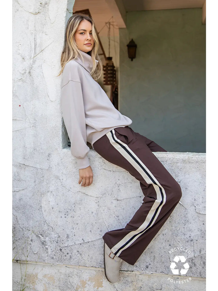 Pre-Order: Butter Soft Side Stripe Straight-Leg Pants