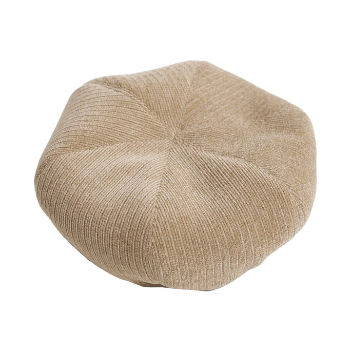 Lost Pattern NYC - "Velvet Cloud" Beret Hat - Ecru