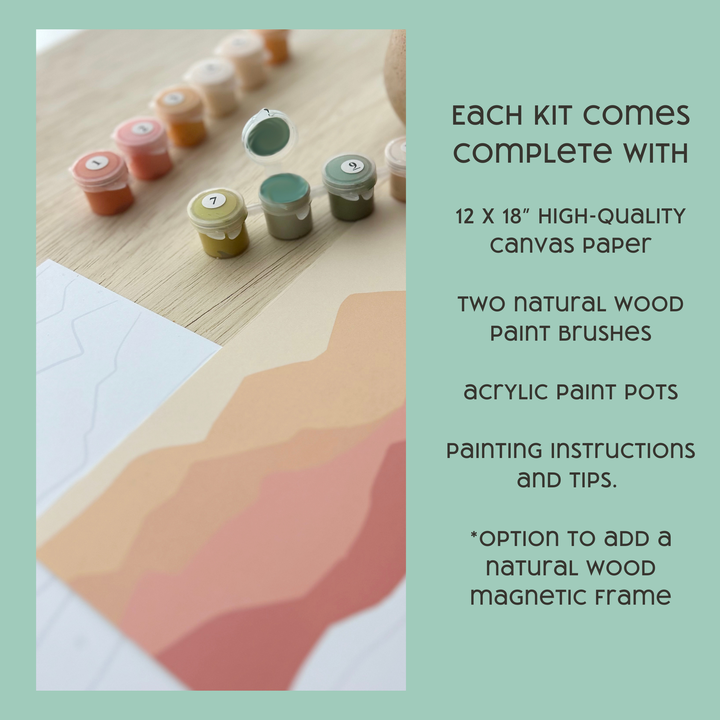 Breathe People - Smiley Sunshine Paint-by-Number Kit for Kids
