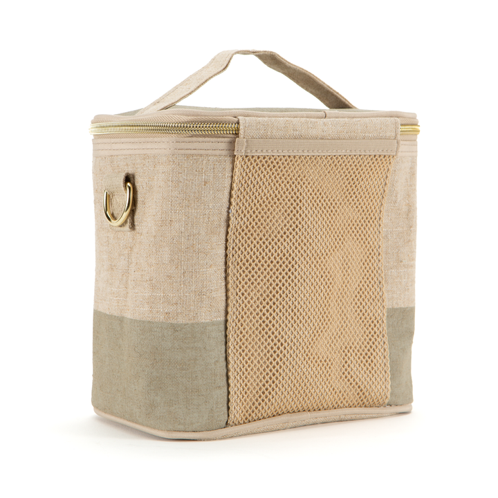 SoYoung - Cement Colour Block Petite Lunch Poche