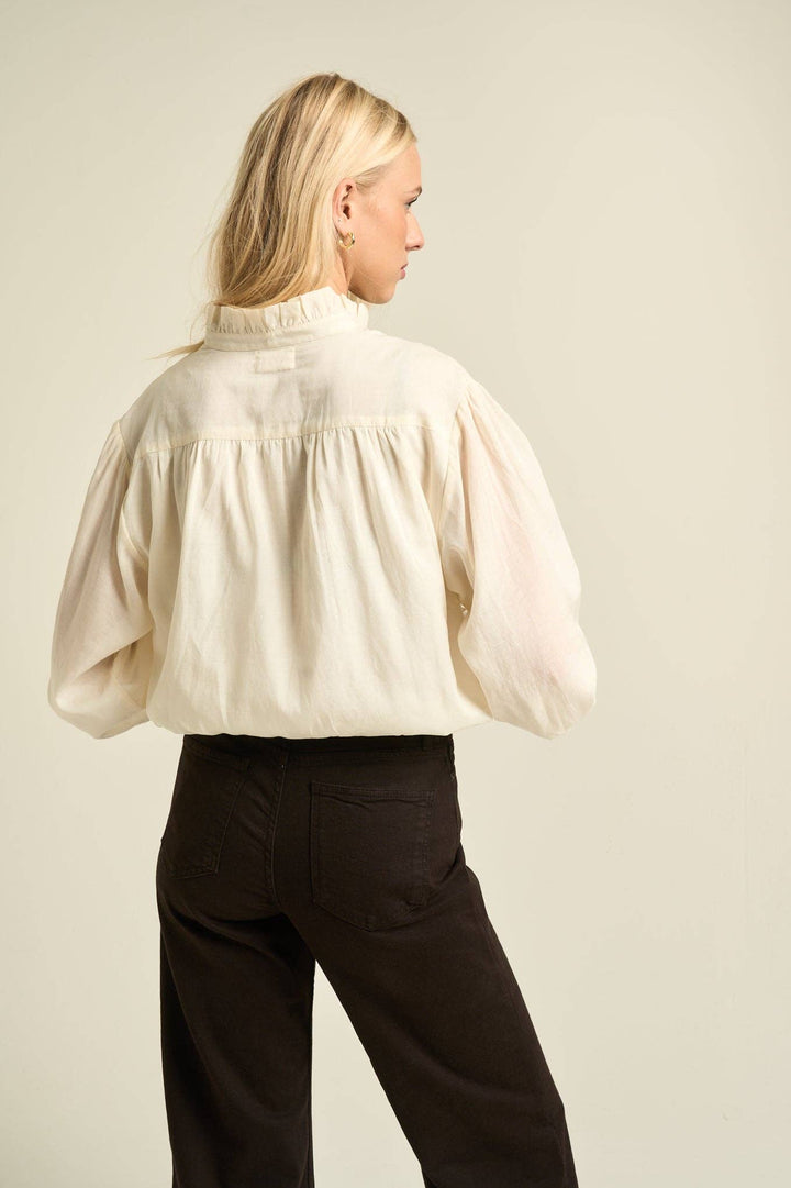 Sonmer Alexa Blouse — Ecru