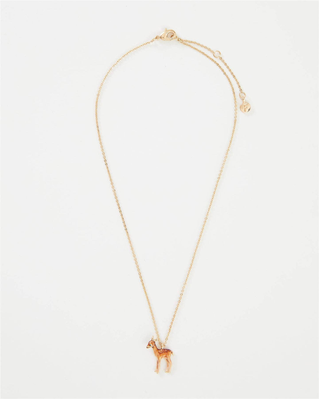 Fable England - FABLE Enamel Fawn Necklace